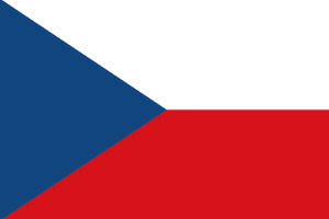 Tschechei, tschechisch - Flagge