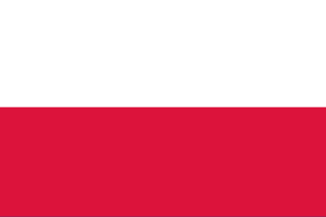 Polen, polnisch - Flagge