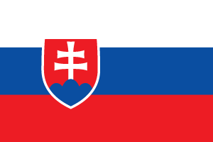 Slowakei, slowakisch - Flagge